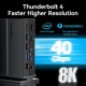 Мультифункциональная док-станция Vention USB Type C 14 в 1 с поддержкой Thunderbolt 4