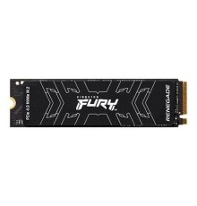 Твердотельный накопитель/ Kingston SSD Fury Renegade, 1000GB, M.2(22x80mm), NVMe, PCIe 4.0 x4, 3D TLC, R/W 7300/6000MB/s, IOPs 900 000/1 000 000, DRAM buffer 1024MB, TBW 1000, DWPD 0.55, with Heat Spreader (60 мес)