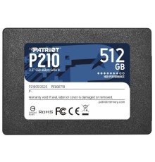 Твердотельный накопитель Patriot SSD P210 512GB SATA3 2.5" R520/W430 TBW 240TB 3D NAND