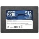 Твердотельный накопитель Patriot SSD P210 512GB SATA3 2.5" R520/W430 TBW 240TB 3D NAND