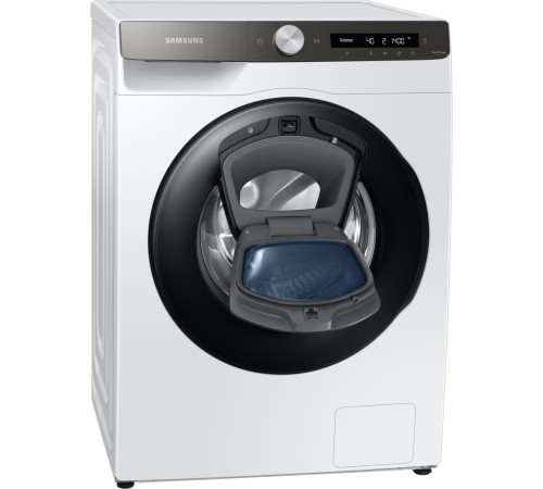 Стиральная машина Samsung/ WW5500T c Addwash, Eco Bubble, 850х600х550 мм, 9 кг, 1400, Пар, Инверторный мотор, Белый корпус/Черный люк Стиральная машина Samsung/ WW5500T c Addwash, Eco Bubble, 850х600х550 мм, 9 кг, 1400, Пар, Инверторный мотор, Белый корпус/Черный люк