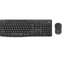 Комплект (клавиатура + мышь)/ Logitech Wireless  MK295 Silent Combo GRAPHITE  Retail