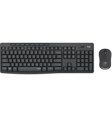 Комплект (клавиатура + мышь)/ Logitech Wireless  MK295 Silent Combo GRAPHITE  Retail