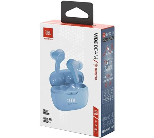 Наушники JBL WAVE BEAM 2 (BLue)/ JBL WAVE BEAM 2 (BLue)
