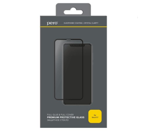Защитное стекло PERO Full Glue для Vivo V17/V17 Neo, черное (Мятая упаковка) Защитное стекло PERO Full Glue для Vivo V17/V17 Neo, черное (Мятая упаковка)