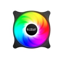 Кулер для корпуса/ Case Cooler PCCooler FX 120 ARGB BK 3 IN 1 (120x120x25mm, 4-pin PWM, ARGB, 52.79CFM, 33.2dBA, 2000RPM, Black, 3pcs)