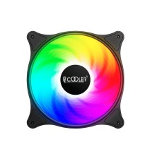 Кулер для корпуса/ Case Cooler PCCooler FX 120 ARGB BK 3 IN 1 (120x120x25mm, 4-pin PWM, ARGB, 52.79CFM, 33.2dBA, 2000RPM, Black, 3pcs)