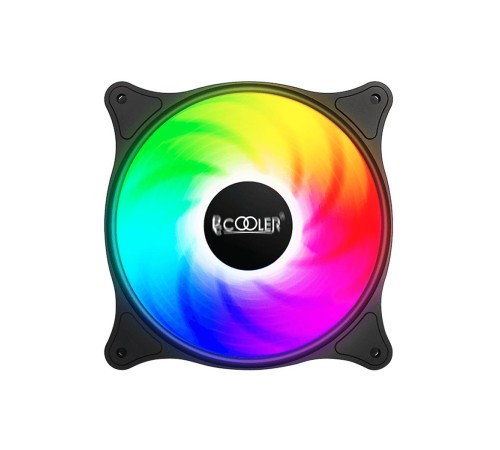 Кулер для корпуса/ Case Cooler PCCooler FX 120 ARGB BK 3 IN 1 (120x120x25mm, 4-pin PWM, ARGB, 52.79CFM, 33.2dBA, 2000RPM, Black, 3pcs)