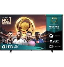 Телевизор ЖК 65'' Hisense/ 65", QLED, Ultra HD, Smart TV (ОС VIDAA U9), Wi-Fi, DVB-T2/T/C/S2/S, 2х10W, CI+(1.4), 3хHDMI, 2хUSB, Works with Alexa, Alexa Built-in, VIDAA Voice, Yandex, Black, 2025