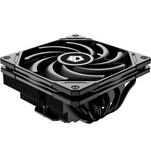Кулер для процессора/ CPU Cooler ID-COOLING IS-55 BLACK (150W, 4-pin PWM, 55mm, Al/Cu, 5x6mm, 1x120mm, 54.6CFM, 31.2dBA, 2000RPM, S: 1851/1700/1200/115X, AM5/AM4, Black)