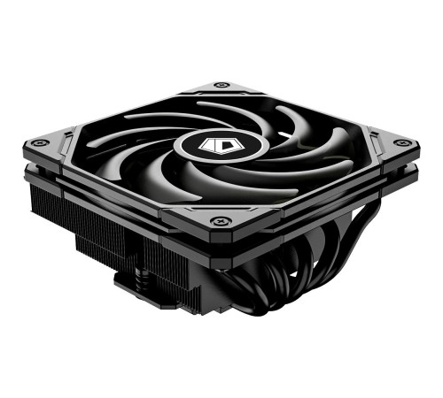 Кулер для процессора/ CPU Cooler ID-COOLING IS-55 BLACK (150W, 4-pin PWM, 55mm, Al/Cu, 5x6mm, 1x120mm, 54.6CFM, 31.2dBA, 2000RPM, S: 1851/1700/1200/115X, AM5/AM4, Black) Кулер для процессора/ CPU Cooler ID-COOLING IS-55 BLACK (150W, 4-pin PWM, 55mm, Al/Cu, 5x6mm, 1x120mm, 54.6CFM, 31.2dBA, 2000RPM, S: 1851/1700/1200/115X, AM5/AM4, Black)