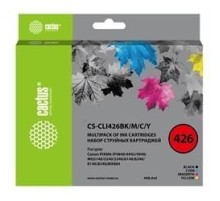 -/ Картридж струйный Cactus CS-CLI426BK/M/C/Y черный/голубой/желтый/пурпурный набор (33.6мл) для Canon