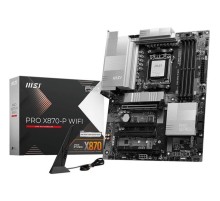 Материнская плата MSI PRO X870-P WIFI,X870,AM5,4DDR5,4PCI-Ex16,3M.2,4SATA3,1USB4,1USB3.2 Gen2x2,3USB3.2 Gen2,4USB