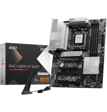 Материнская плата MSI PRO X870-P WIFI,X870,AM5,4DDR5,4PCI-Ex16,3M.2,4SATA3,1USB4,1USB3.2 Gen2x2,3USB3.2 Gen2,4USB