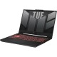 Ноутбук/ ASUS TUF F15 FX507ZC4-HN172 15.6"(1920x1080 (матовый, 144Hz) WVA)/Intel Core i7 12700H(2.3Ghz)/16384Mb/512PCISSDGb/noDVD/Ext:nVidia GeForce RTX3050(4096Mb)/Cam/BT/WiFi/56WHr/war 1y/2.2kg/Mecha Gray/DOS