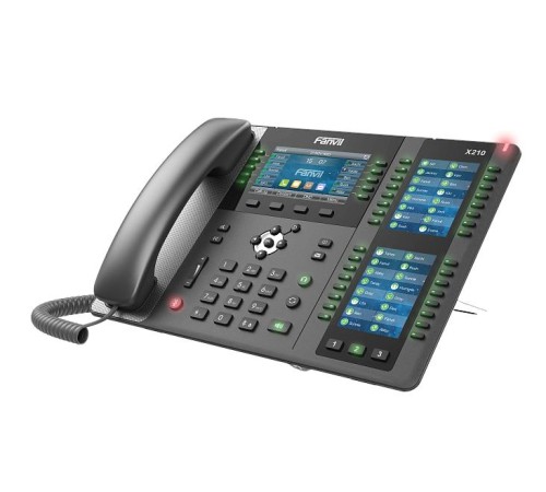 Телефон Fanvil X210 2xEthernet 10/100/1000, HD Voice, 20 SIP Lines, 10 Line Key, 116 DSS Keys, IPV6/OPUS, 4.3+2*2.4 Multi Color Screen, WIFI & Built-in Bluetooth, POE + Gigabit, PSU Телефон Fanvil X210 2xEthernet 10/100/1000, HD Voice, 20 SIP Lines, 10 Line Key, 116 DSS Keys, IPV6/OPUS, 4.3+2*2.4 Multi Color Screen, WIFI & Built-in Bluetooth, POE + Gigabit, PSU