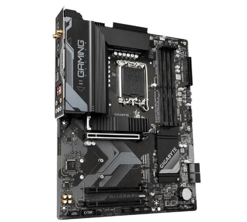 Материнская плата/ MB GIGABYTE INTEL B760 s1700, 4xDDR5(192GB), HDMI 2.0/DP, 1xPCIe 4.0x16, 2xPCIe 3.0x16, 1xLAN (2.5GbE), Wi-Fi, BT, 4xSATA 6Gb/s, 3xM.2, 1xUSB-C, 2xUSB 3.2, 5xUSB 2.0, ATX Материнская плата/ MB GIGABYTE INTEL B760 s1700, 4xDDR5(192GB), HDMI 2.0/DP, 1xPCIe 4.0x16, 2xPCIe 3.0x16, 1xLAN (2.5GbE), Wi-Fi, BT, 4xSATA 6Gb/s, 3xM.2, 1xUSB-C, 2xUSB 3.2, 5xUSB 2.0, ATX