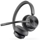 Гарнитура беспроводная/ VOYAGER 4320 UC,V4320-M (COMPUTER & MOBILE) MICROSOFT TEAMS CERTIFIED, USB-A, STEREO BLUETOOTH HEADSET, WITHOUT CHARGE STAND, WORLDWIDE