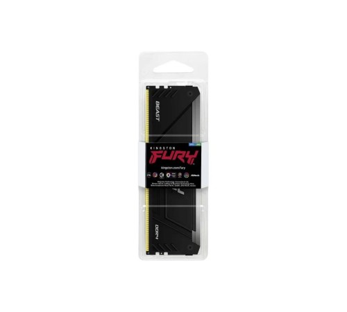 Память оперативная/ Kingston 8GB 3200MT/s DDR4 CL16 DIMM FURY Beast RGB Память оперативная/ Kingston 8GB 3200MT/s DDR4 CL16 DIMM FURY Beast RGB