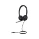 Гарнитура YEALINK UH35 Dual UC Дуо, Проводная, HD звук, шумоподавление, LED-индикатор, USB