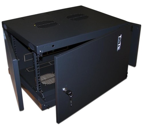 Шкаф Шкаф настенный Next, 12U 550x600, металлическая дверь, черный Шкаф Шкаф настенный Next, 12U 550x600, металлическая дверь, черный