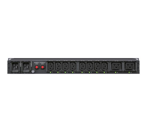 Блок распределения питания/ ATS CyberPower 1U type, 16Amp, plug IEC 320 C20, (8) IEC 320 C13 (2) IEC 320 C19