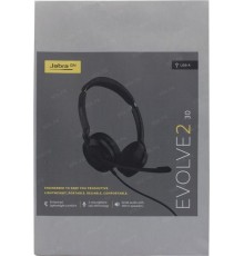 Гарнитура проводная/ Jabra Evolve2 30, USB-A, UC Stereo