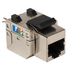  Модуль Keystone RJ45, Cat.5E, STP, 90 градусов, белый