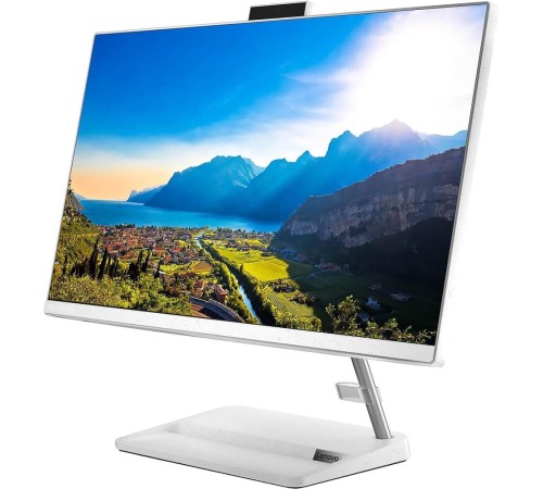 Моноблок/ Lenovo IdeaCentre AIO 3 24IAP7   23.8"(1920x1080 IPS)/Intel Core i3 1215U(1.2Ghz)/8192Mb/512SSDGb/noDVD/Int:Intel UHD Graphics/Cam/BT/WiFi/war 1y/7.03kg/white/noOS + RU kbd, mouse USB