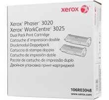  Тонер-картридж Xerox Phaser 3020 WC 3025 (2*1,5K стр.), черный