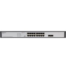 Коммутатор/ Unmanaged Switch 16x1000Base-T PoE, 2x1000Base-X SFP, PoE Budget 200W, Long-range PoE up to 250m, 19" w/brackets