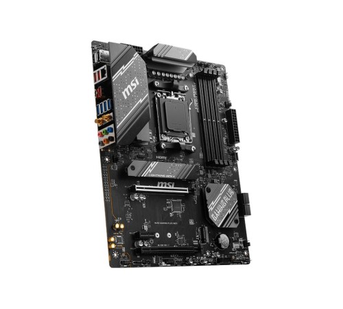 Материнская плата/ MB MSI AMD B650 sAM5, 4xDDR5(256GB), HDMI 2.1/DP, 2xPCIe 4.0x16, 1xPCIe 3.0, 1xLAN (2.5GbE), Wi-Fi, BT, 4xSATA 6Gb/s, 2xM.2, 1xUSB-C, 6xUSB 3.2, ATX Материнская плата/ MB MSI AMD B650 sAM5, 4xDDR5(256GB), HDMI 2.1/DP, 2xPCIe 4.0x16, 1xPCIe 3.0, 1xLAN (2.5GbE), Wi-Fi, BT, 4xSATA 6Gb/s, 2xM.2, 1xUSB-C, 6xUSB 3.2, ATX