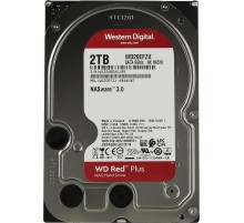 Жесткий диск/ HDD WD SATA3 2Tb NAS Red Plus 5400 128Mb 1 year warranty