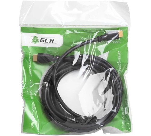 Greenconnect Кабель Premium 15.0m HDMI версия 2.0, HDR Ultra HD 4K60 Hz/ 5K30Hz, 3D, Ethernet 18.0 Гбит/с, OD8.0mm, 28/26 AWG, черный, GCR-HM312-15.0m Greenconnect Кабель Premium 15.0m HDMI версия 2.0, HDR Ultra HD 4K60 Hz/ 5K30Hz, 3D, Ethernet 18.0 Гбит/с, OD8.0mm, 28/26 AWG, черный, GCR-HM312-15.0m