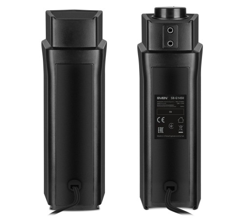 Саундбар мини SVEN SB-G1450, черный (10 Вт, питание USB, Bluetooth, подсветка)