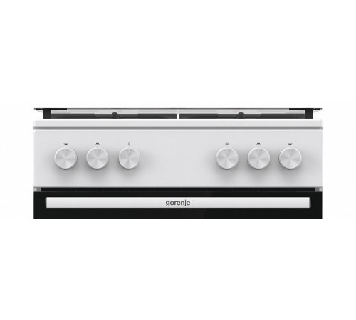 Газовая плита Gorenje/ Газовая плита Gorenje, автоматический электроподжиг варочной поверхности и духовки, чугунные решетки, цвет белый Газовая плита Gorenje/ Газовая плита Gorenje, автоматический электроподжиг варочной поверхности и духовки, чугунные решетки, цвет белый