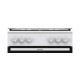 Газовая плита Gorenje/ Газовая плита Gorenje, автоматический электроподжиг варочной поверхности и духовки, чугунные решетки, цвет белый