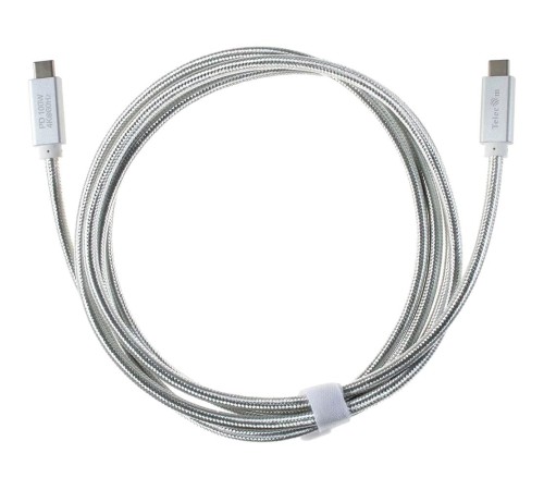 Кабель/ Кабель USB 3.1 Type Cm -- Cm IC 5А 20Gbs длина 2M, Telecom <TC420S-2M> серебряный Кабель/ Кабель USB 3.1 Type Cm -- Cm IC 5А 20Gbs длина 2M, Telecom <TC420S-2M> серебряный
