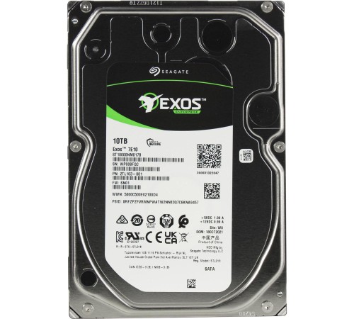 Жесткий диск/ HDD Seagate SATA 10Tb Enterprise Capacity  Exos 7E10 7200 6Gb/s 256Mb 1 year warranty