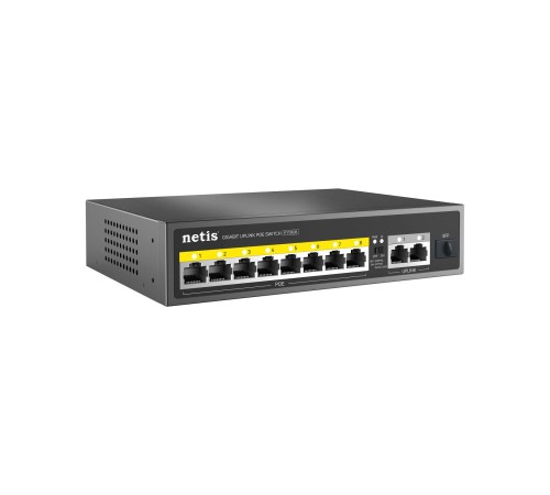 Коммутатор/ Коммутатор Netis P110GH (L2) 8x100Мбит/с 2x1Гбит/с 1SFP 8PoE 8PoE+ 120W неуправляемый