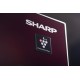 Холодильник Sharp/ 183x89.2x77.1 см, объем камер 394+211, No Frost, морозильная камера снизу,темно-бордовый
