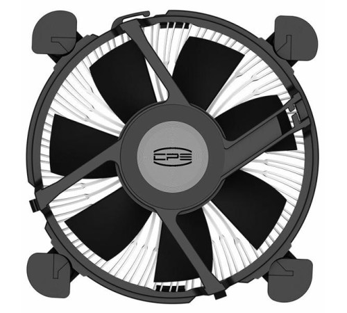 Кулер для процессора PCCooler R94-V2, 94mm FAN, AL, 4-PIN PWM, 900-2400 RPM, 27.3DBA, HYDRO BEARING, LGA 1851/1700