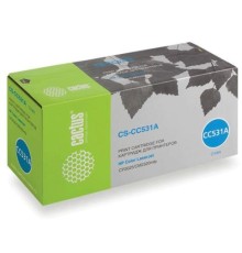 -/ Картридж лазерный Cactus CS-CC531A CC531A голубой (2800стр.) для HP CLJ CP2025/CM2320