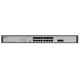 Коммутатор ORIGO Неуправляемый PoE-коммутатор, 16x1000Base-T PoE, 2x1000Base-X SFP, PoE-бюджет 250 Вт, PoE до 250 м, комплект для установки в 19" стойку