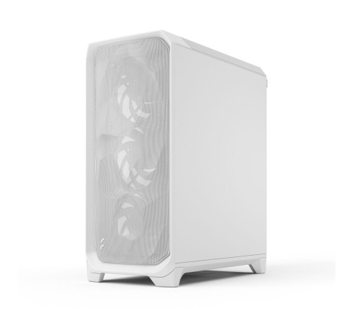 Корпус ПК без блока питания/ Case Fractal Design Meshify 3 TG Clear Tint, Midi-Tower, 3x140mm, 2xUSB-A 3.2 + 1xUSB 3.2 Type-C E-ATX, ATX, mATX, mITX, White
