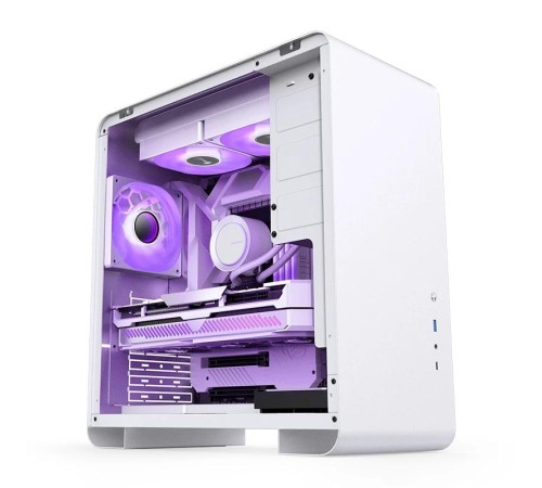 Корпус без блока питания/ Case JONSBO U4 PRO MESH, Midi-Tower, no fan, 1xUSB-A 3.2 + 1xUSB-C 3.2, ATX, mATX, mITX White