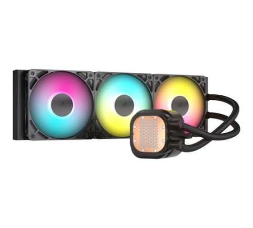 Система жидкостного охлаждения/ Water Cooling System Corsair NAUTILUS 360 ARGB (360mm, Black, ARGB/ Fans: 3x120mm, 72.8CFM, 36dBA, 1700RPM/ S: 1851, 1700, AM5, AM4) Система жидкостного охлаждения/ Water Cooling System Corsair NAUTILUS 360 ARGB (360mm, Black, ARGB/ Fans: 3x120mm, 72.8CFM, 36dBA, 1700RPM/ S: 1851, 1700, AM5, AM4)