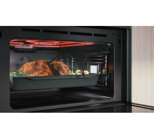 Встраиваемый духовой шкаф ASKO/ 741110, Встраиваемый духовой шкаф ASKO, компактный, высота 45 см, функция приготовления на пару и СВЧ, объем 50 л, полноцветный сенсорный TFT-дисплей, 143 автоматические программы, 11 режимов нагрева, режим ProRoast, Су-вид