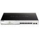 Коммутатор D-Link PROJ Smart  L2 Switch 8х1000Base-T PoE, 2х1000Base-X SFP, PoE Budget 130W, Compact CLI