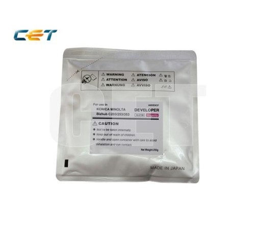 -/ Девелопер для KONICA MINOLTA Bizhub C200/C203/C253/C353 (CET) Magenta, 250г/пак, 75000 стр.